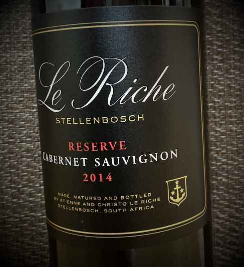 Le Riche Reserve cabernet sauvignon