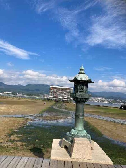 厳島神社　干潮