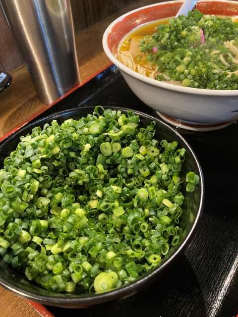 中華蕎麦+ネギ大盛
